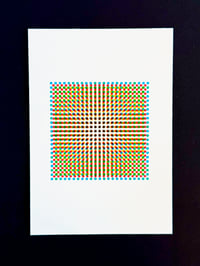 Image 1 of Chromatic Aberration 01  — 5x7" pen plot