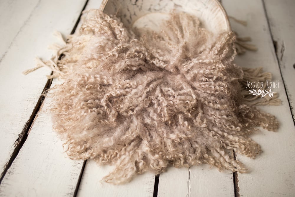 Image of Pastel Taupe hand felted fur