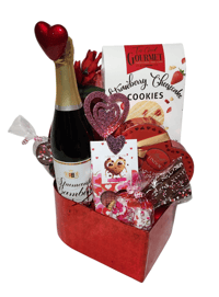 Image 1 of Happy Valentine's Gift basket 