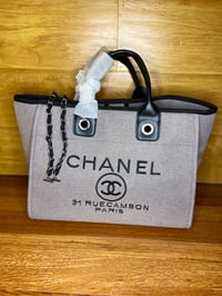 Image 1 of CHANEL TOTE BAG DEAUVILLE 