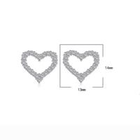 Image 2 of Bling Heart Earrings 