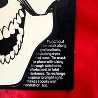 Image 6 of Mr. Glowbones Skull - Krystal Restaurant Halloween Promotional Mask (1973) - Glow in the Dark