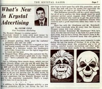 Image 7 of Mr. Glowbones Skull - Krystal Restaurant Halloween Promotional Mask (1973) - Glow in the Dark