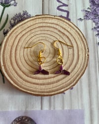 Gold mermaid tail earrings 