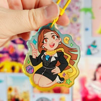 Image 9 of Ace Attorney Chibi Colourful Gradient Acrylic Keychains