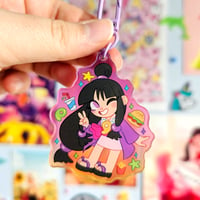 Image 7 of Ace Attorney Chibi Colourful Gradient Acrylic Keychains