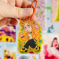 Image 10 of Ace Attorney Chibi Colourful Gradient Acrylic Keychains