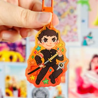 Image 18 of Ace Attorney Chibi Colourful Gradient Acrylic Keychains