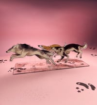 Image 2 of Running Dogs - Panorama Acrylic Standee