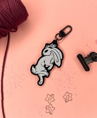 Image 3 of Jackalope - Black Acrylic Keychain