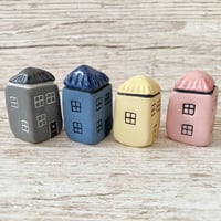 Image 4 of SALE Coloured Clay Small Ceramic Houses