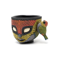 Image 1 of Blend In Teacup: Red-Capped Parrot