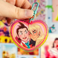 Image 3 of Ace Attorney Colourful Gradient Ship Keychain