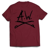 AW Sabres T-Shirt in Burgundy 