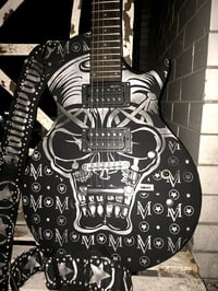 Image 2 of Marc Vachon Evileyes One Custom LP style guitar