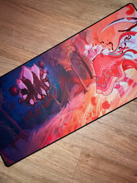 Image 3 of PREORDER Large Desk Playmat - Lamb vs Leshy | Cult of the Lamb