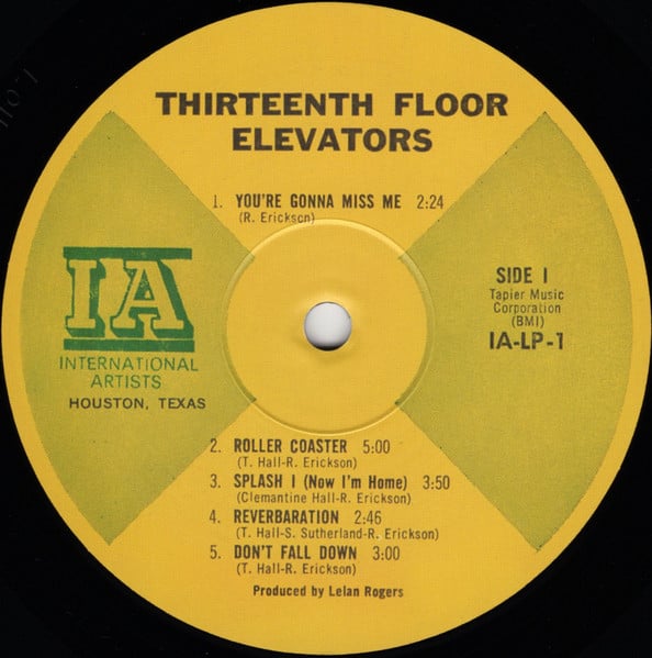 13th Floor Elevators – The Psychedelic Sounds Of The 13th Floor Elevators LP NEW