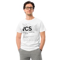 Image 2 of VCS Abstract Designer Luxury Modern Unisex Organic Cotton Graphic Fashion T-Shirt