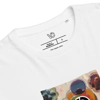 Image 3 of VCS Coloured Abstract Designer Luxury Modern Unisex Organic Cotton Graphic Fashion T-Shirt