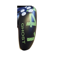 Image 3 of Custom Tactical PS5 Controller – Black, Green & White Design with White Buttons