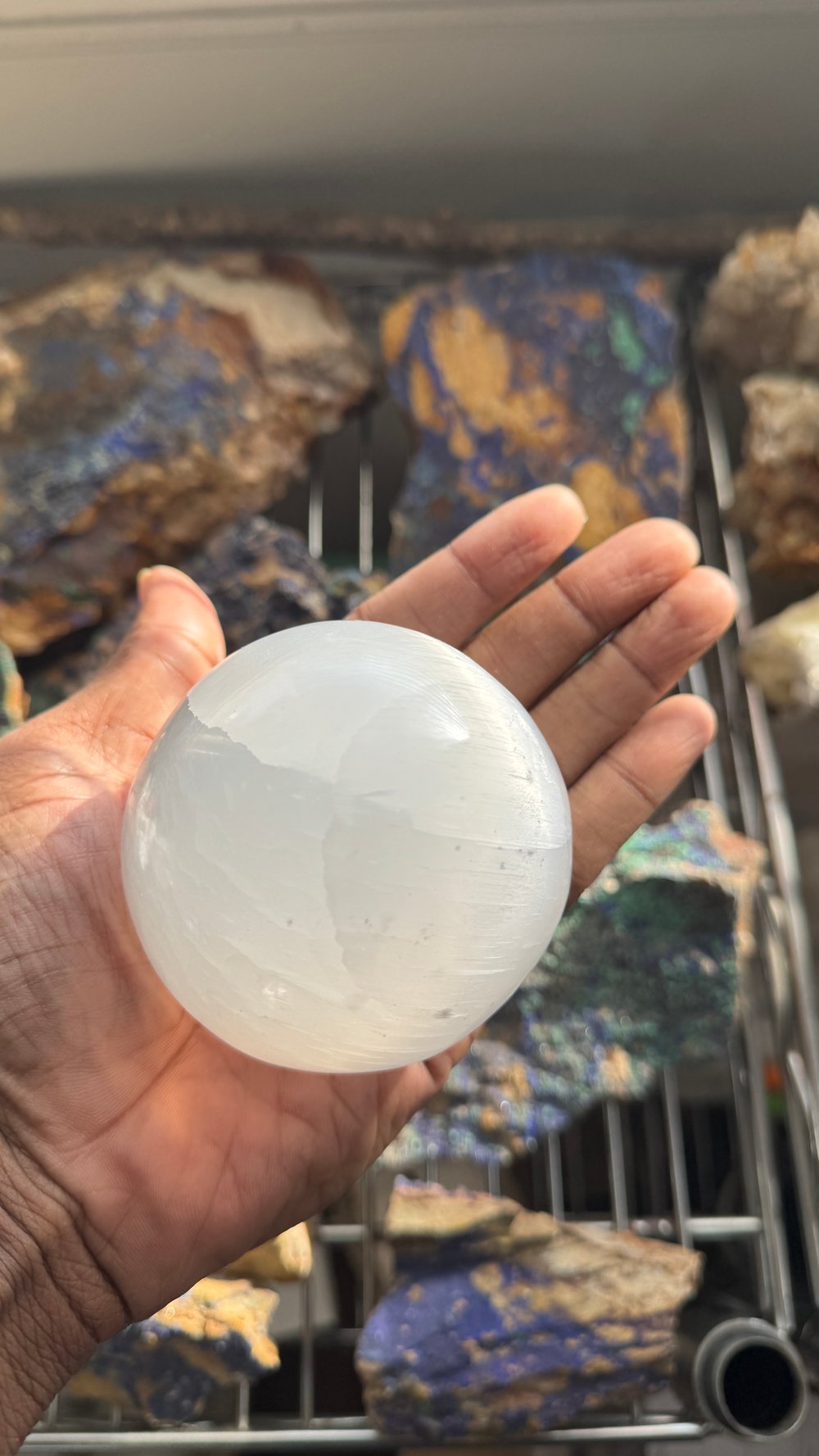 Selenite (Satin Spar) Sphere