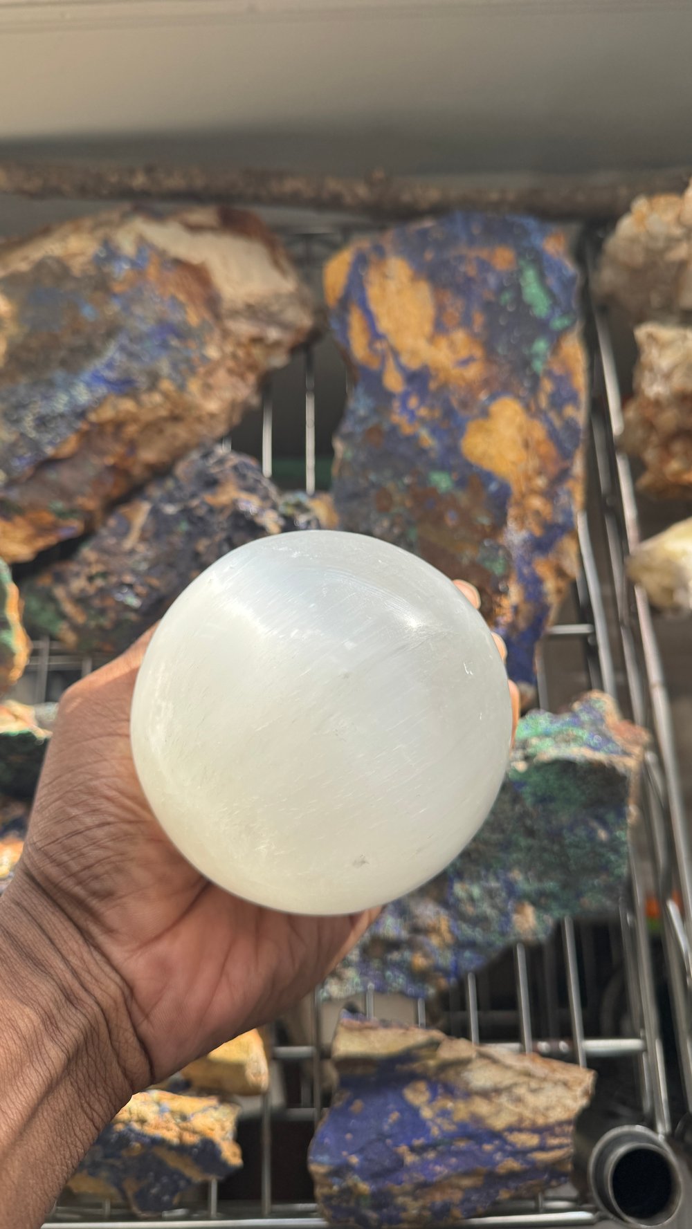 Selenite (Satin Spar) Sphere