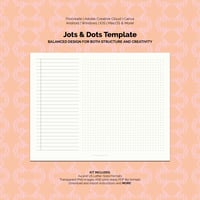 Image 1 of The Jots & Dots Template