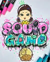 Squid Game Graffiti