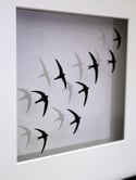 Swift Papercut Framed Artwork