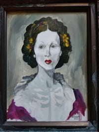 Image 2 of Ghostly Haunted Mansion Lady Portrait