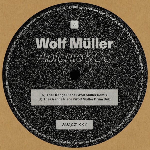 Apiento & Co* – The Orange Place (Wolf Müller Remixes) (Husten) 12"