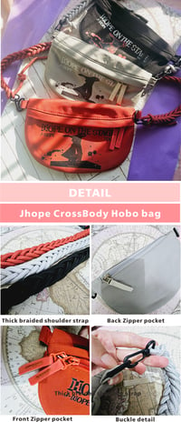 Image 5 of Jhope Cross Body Hobo Bag - preorder