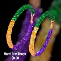 Image 1 of Mardi Gras Hoops