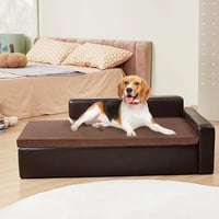 Image 1 of Leather lounge sofa pet bed