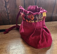 Image 4 of Girl's Apron & Bag Set - Burgundy Cordoroy 