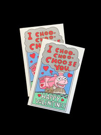 Image 1 of I Choo-Choo Choose You - A5 Card