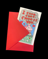 Image 3 of I Choo-Choo Choose You - A5 Card