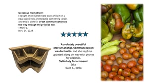 Image of Vegetable Bins "The Market" Style 