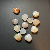 Image 2 of Mini Flower Agate Heart