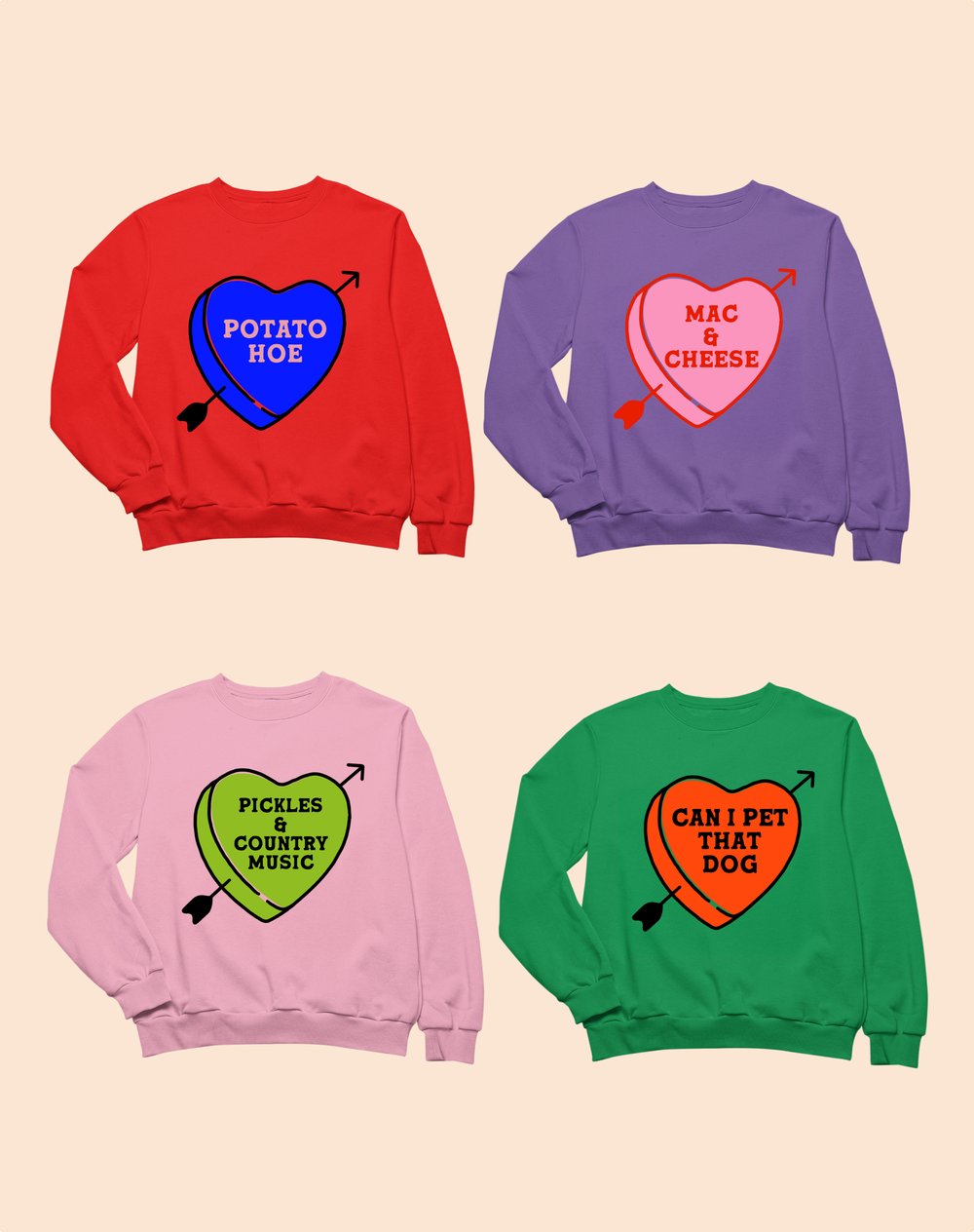 Image of I heart personalised tees/sweaters