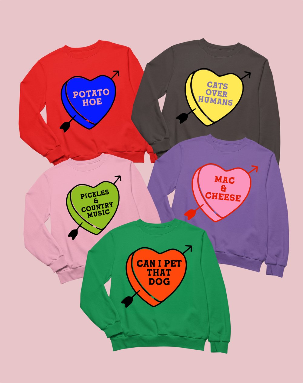 Image of I heart personalised tees/sweaters