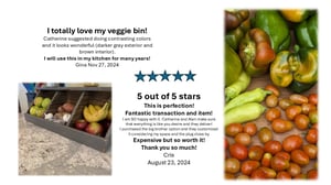 Image of Vegetable Bins Horizontal Style - Reclaimed Wood