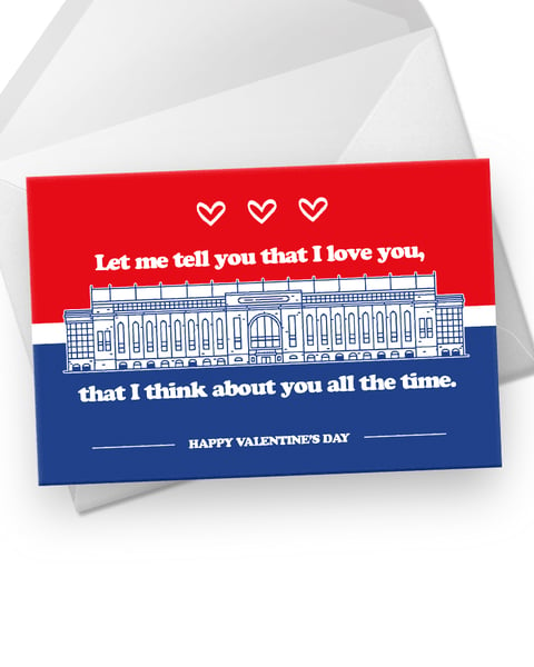 Image of Ibroxonia Valentine's Card for Rangers Supporters