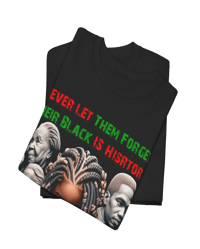 Image 7 of BHM "Never Let Them Forget" T-SHIRT S - XL 3 colors by Myz Tee's FREE SHIP