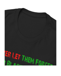 Image 9 of BHM "Never Let Them Forget" T-SHIRT S - XL 3 colors by Myz Tee's FREE SHIP