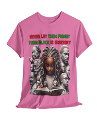 Image 2 of BHM "Never Let Them Forget" T-SHIRT S - XL 3 colors by Myz Tee's FREE SHIP