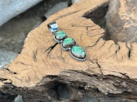 Image 5 of Bamboo Mountain Triple Stone Pendant