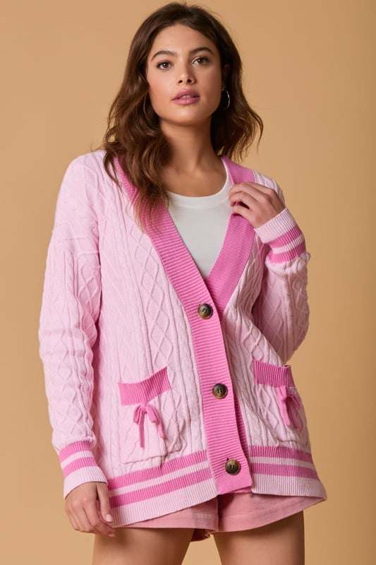 Image of Bubblegum Cardigan 