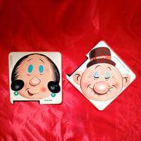 Image 4 of Popeye Funny Face Maker with 6 masks - Jaymar  Paper Mask Lot (1962)  with original box!