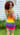 Rainbow Crochet Dress